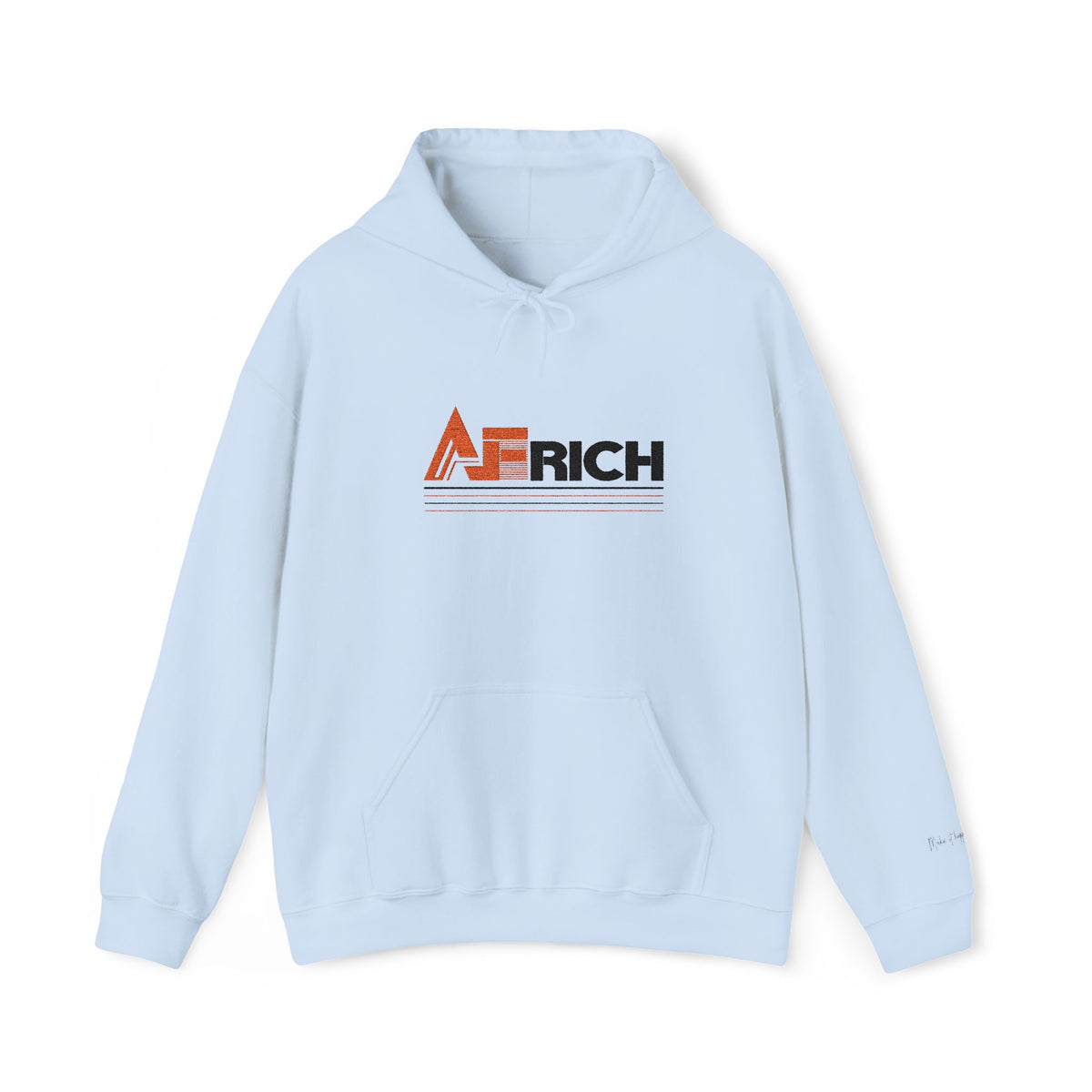 Africh Logo Hoodie — Modern Afro Pride Pullover