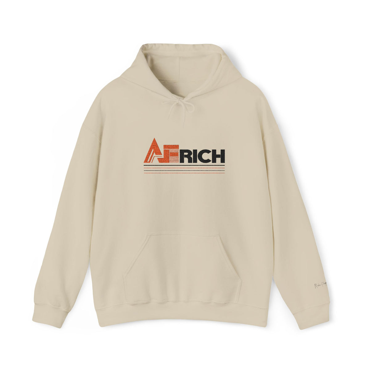 Africh Logo Hoodie — Modern Afro Pride Pullover
