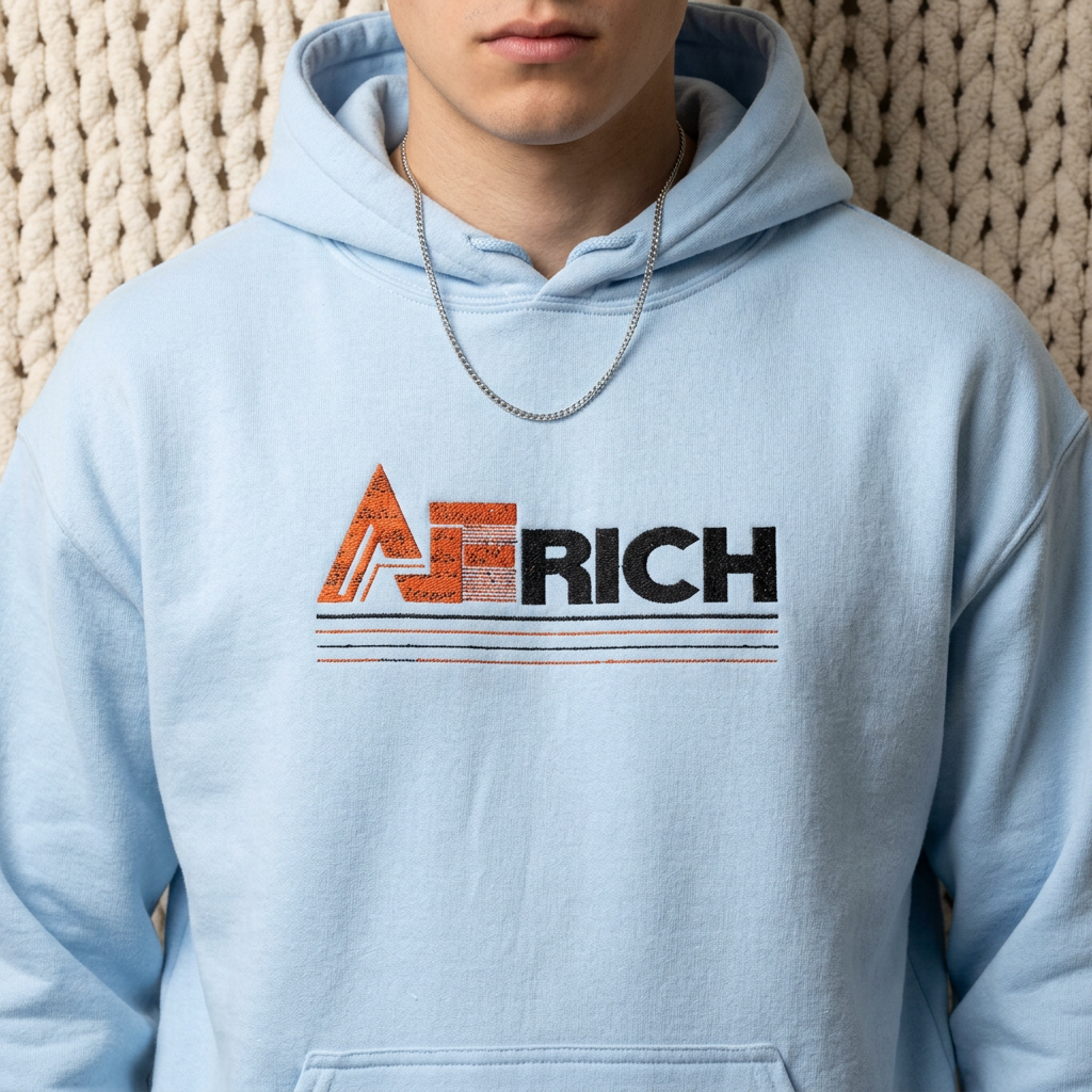 Africh Logo Hoodie — Modern Afro Pride Pullover
