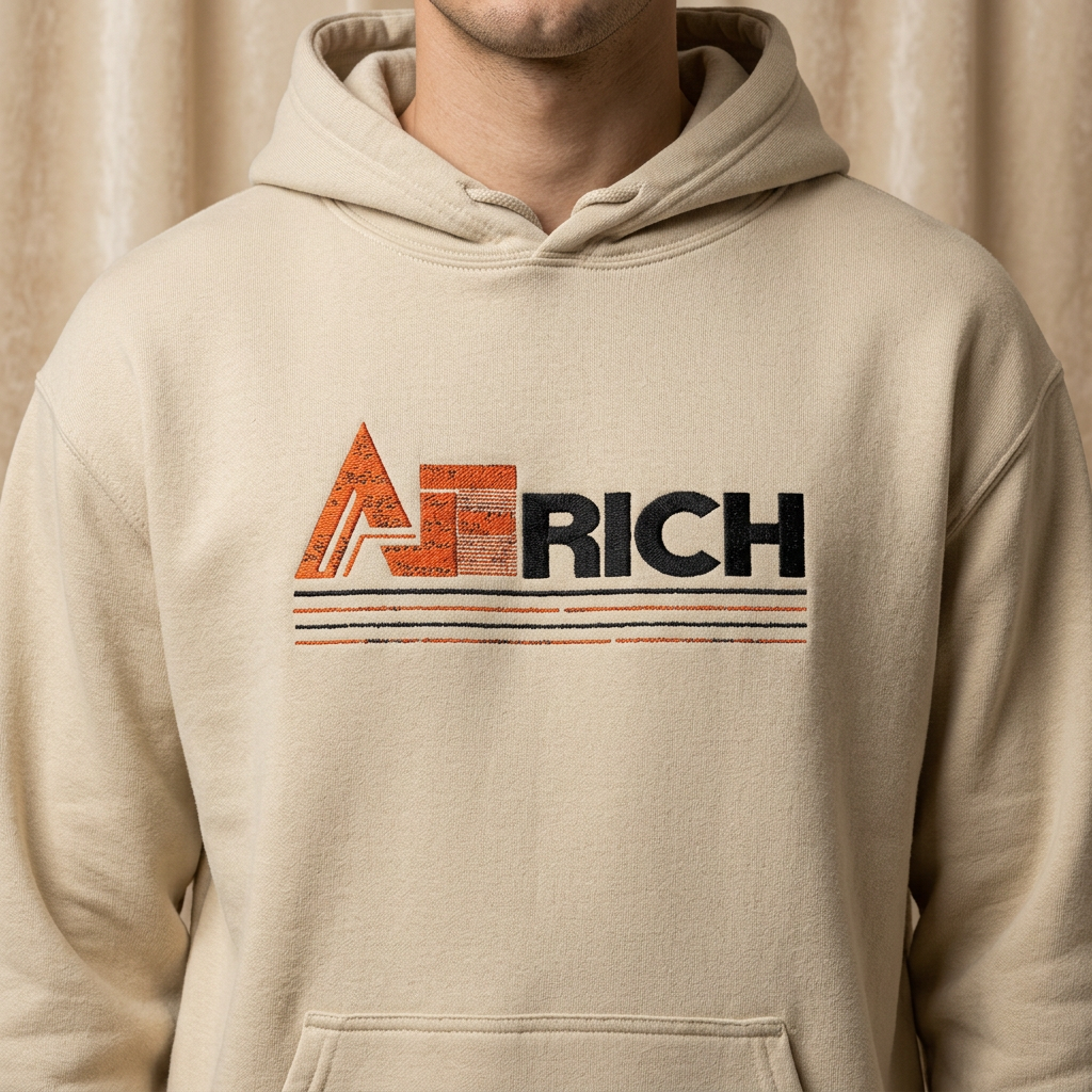 Africh Logo Hoodie — Modern Afro Pride Pullover